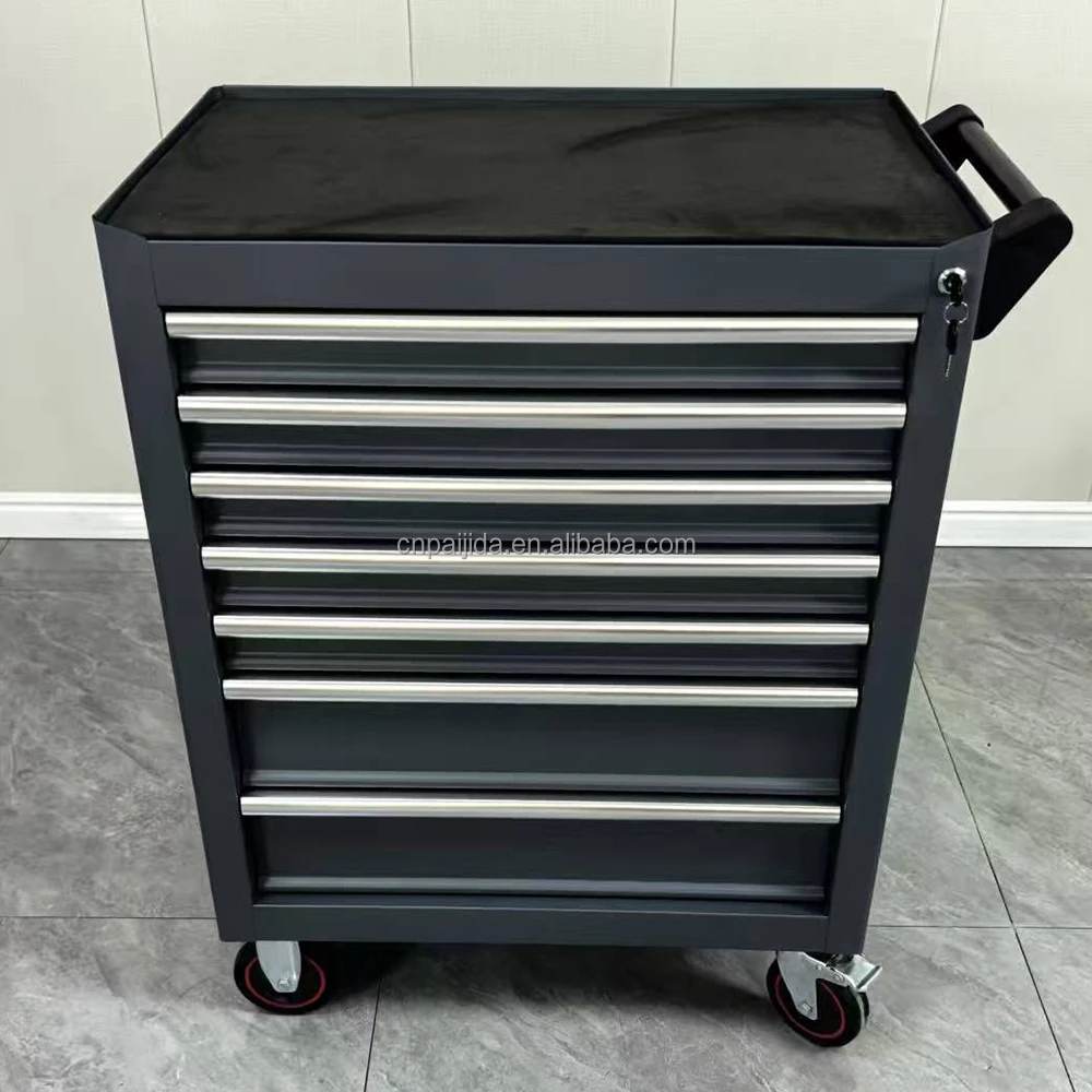 Tool Storage Drawer Cabinet Heavy Duty Garage Workshop Multi-layer Drawers Mobile Rolling WheelsProfessional Tool Cart Trolley