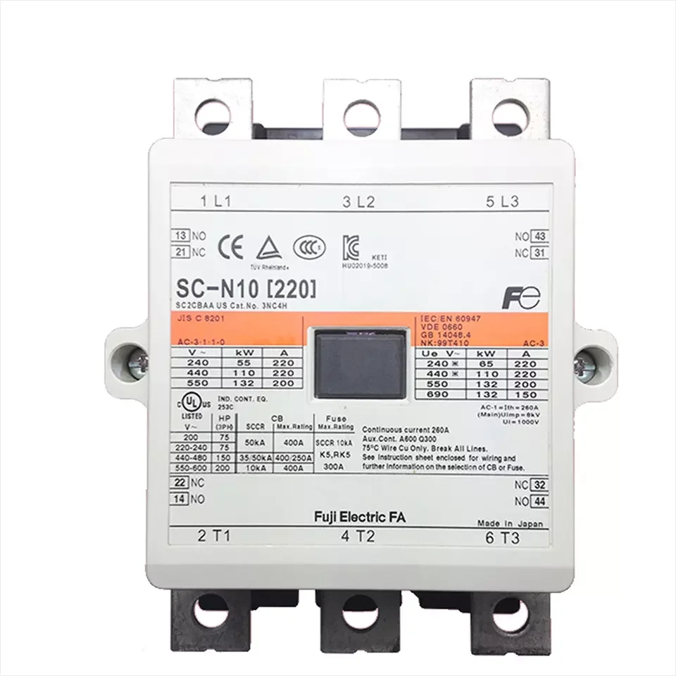 New Magnetic Contactor SC-N10 SC2CBAA US Cat NO.3NC4H