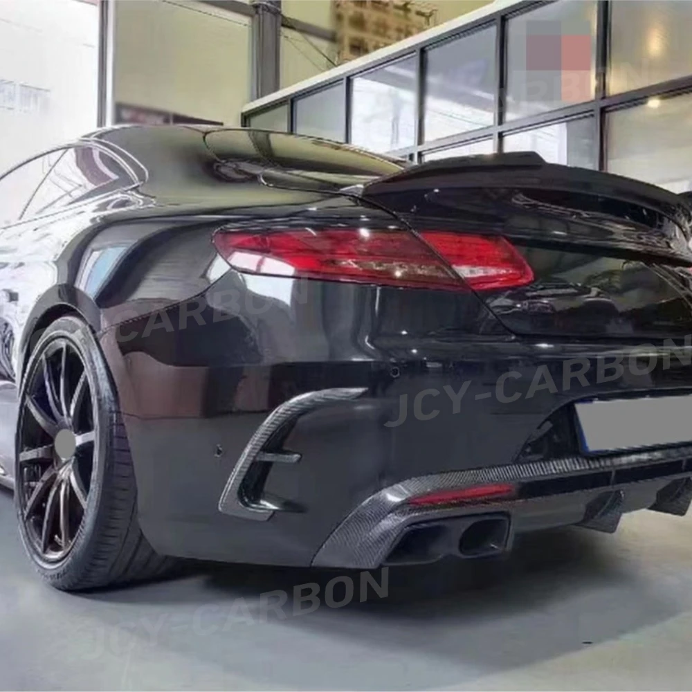 

Задний спойлер JCYECF (накладка на багажник) для Mercedes-Benz C217 S500 S63 S65 Coupe 2015-2020, карбон