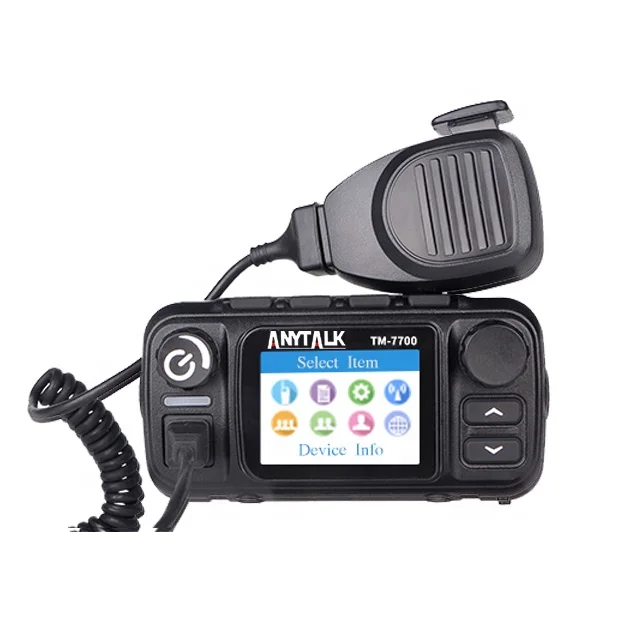 МОБИЛЬНЫЙ РАДИО Anytalk TM-7700 4G LTE POCC, GPS, SOS, APRS