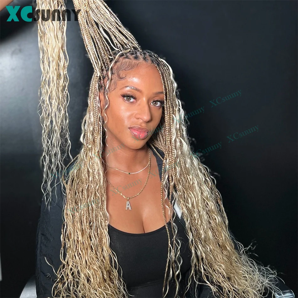 613 Bulk Human Hair For Braiding Deep Wave Bulk Curly Human Hair For Boho Braids Human Hair Bundles Extensions Double Drawn