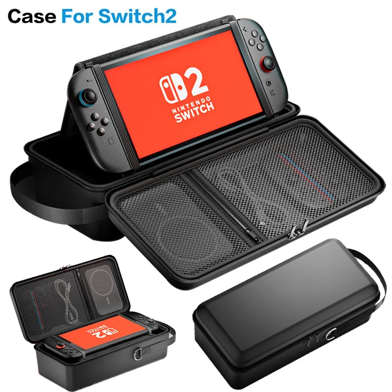 EVA Tragen Fall Für Nintendo Switch2 Tragbare Hand Lagerung Tasche Schalter Konsole Schutzhülle für Switch2 Zubehör Oled