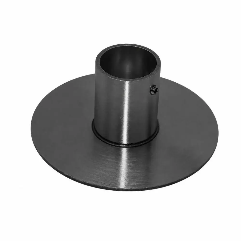 Stainless Steel Flange Seat Bracket Hardware Fitting Heavy Duty Tube Holder Bracket Rotatable Furniture Hardware Bracket