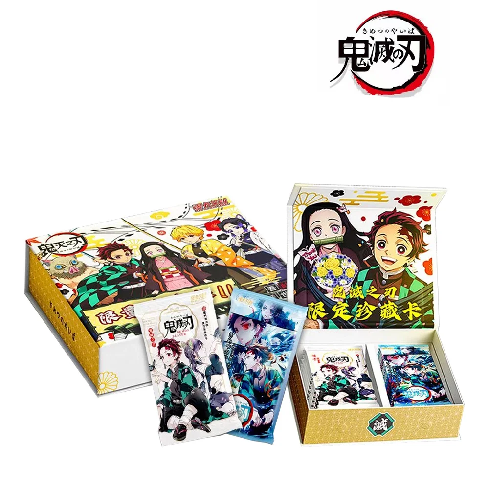 

New Demon Slayer Animation Kamado Tanjirou Card Genuine Authorized Children's Adult Birthday Gift Rare Classic Collection Cards