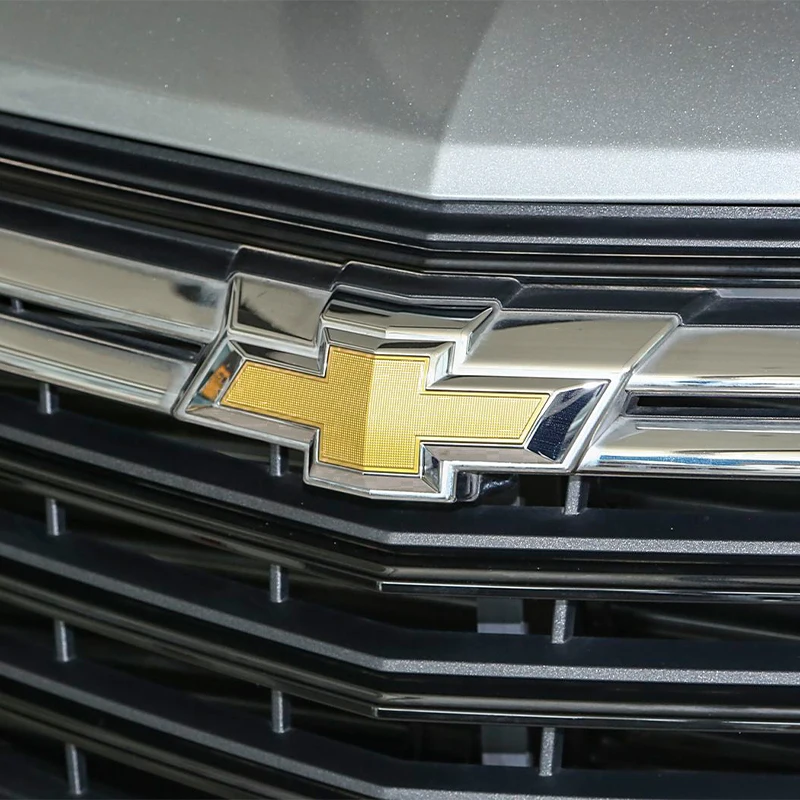 1 قطعة ABS 22.5 سنتيمتر الذهب الجبهة مصبغة شعار شعار سيارة الذيل الباب الجذع سيارة الخلفي شعار التصميم اكسسوارات لشروليه أبيكا كابتيفا