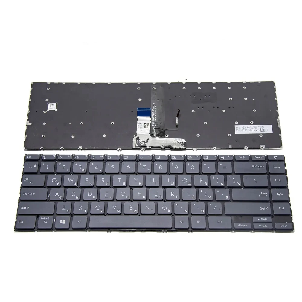 New RU Russian Backlit Keyboard For Asus ZenBook 14 UM425 UM425I UM425IA UM425QA UX425 UX425J UX425JA UX425EA U4700 Black Silver