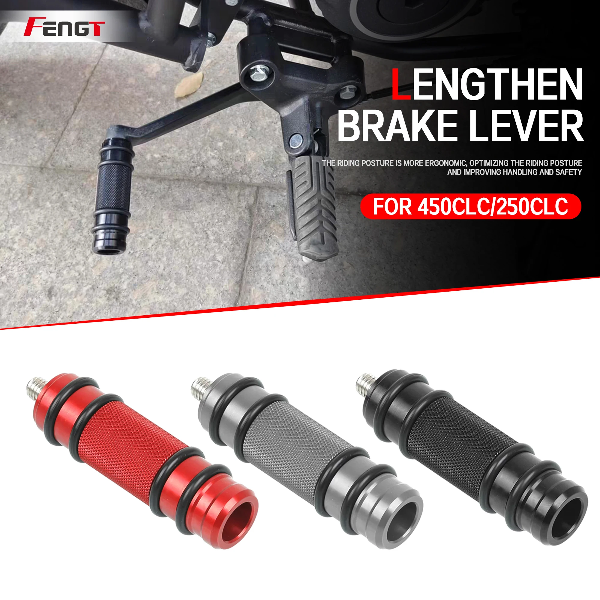

ДЛЯ CFMOTO 450CLC 450CL-C 250CLC 250CL-C модифицированный удлиненный рычаг переключения передач, увеличенная педаль тормоза, ножная педаль, увеличенная боковая поддержка