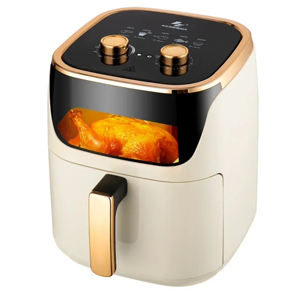 Shenhua Smart Air Fryers 7L Large-capacity Household Multi-functional Smart Oil-free Smokeless Electric Oven AirFryers 220V