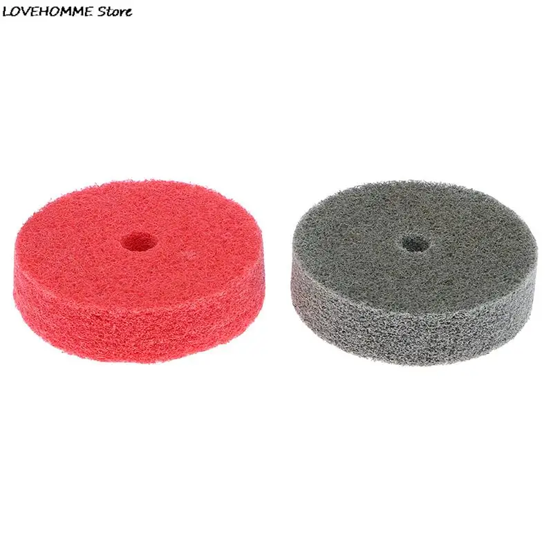 Roue de polissage en Nylon, 3 pouces, 75mm, pour le polissage du métal, du bois, du plastique, accessoires pour outils électriques