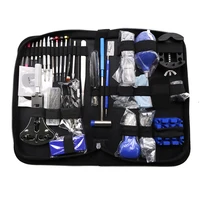 Kit de reparación de relojes, abre la contraportada del reloj, quitar la correa, ajustar la longitud de la correa de acero inoxidable.