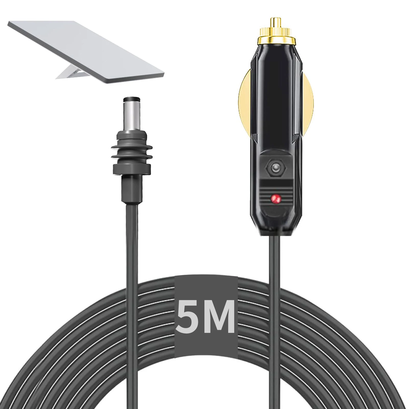 

for Starlink Mini Power Cable Direct to Car 12V-24V Adapter,5 metros 9.8FT Power Cable for Starlink Mini Waterproof DC Male