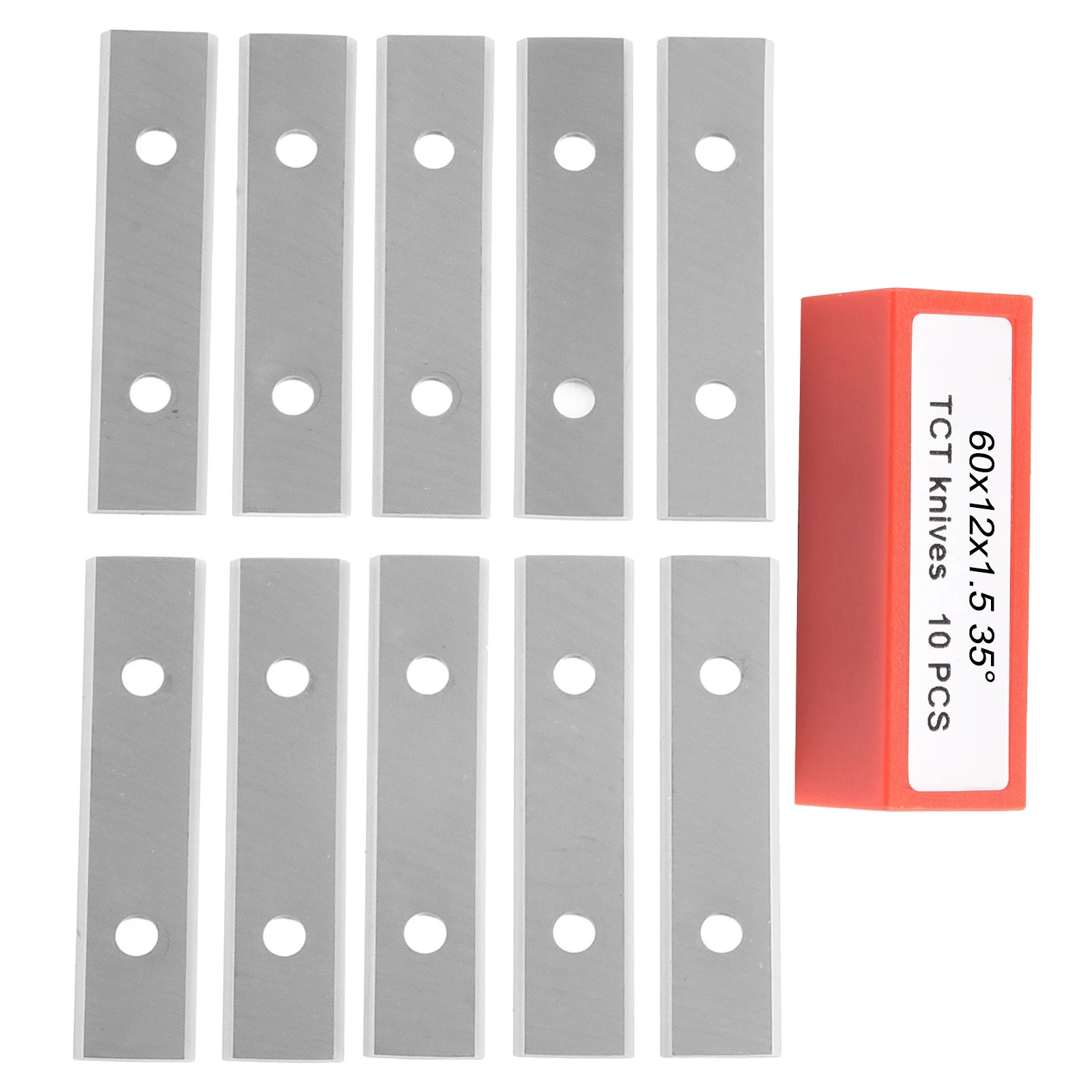 

Square Carbide Inserts 60x12x1.5mm 10pcs for Paint Scrapers and Woodworking Tools Planing Grooving Thickness Planer