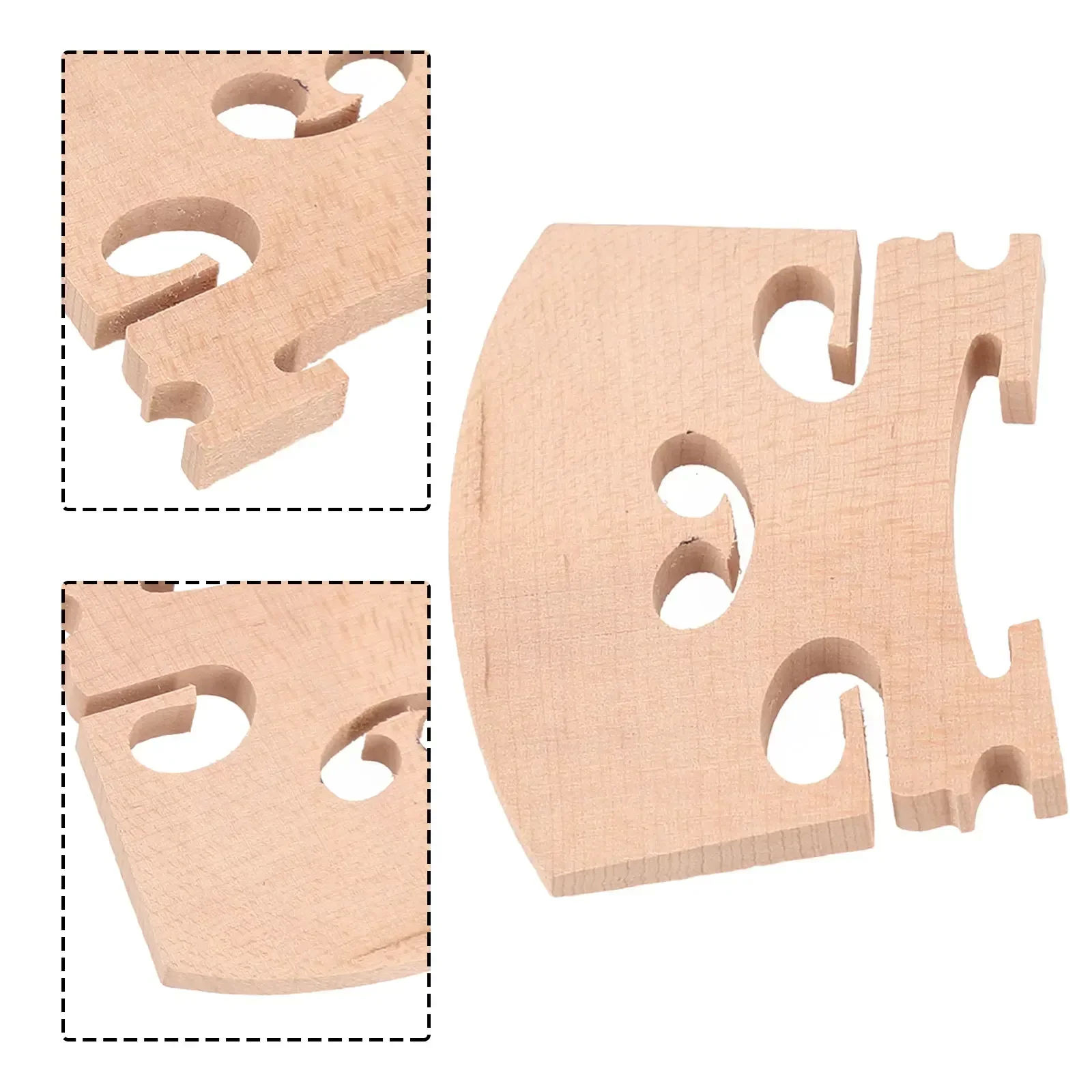 Violin Bridges Fiddle Maple Wood For 4/4 3/4 1/4 1/2 1/8 1/10 1/16 Musical Instrument Accessories Violin Strings Bridge Parts