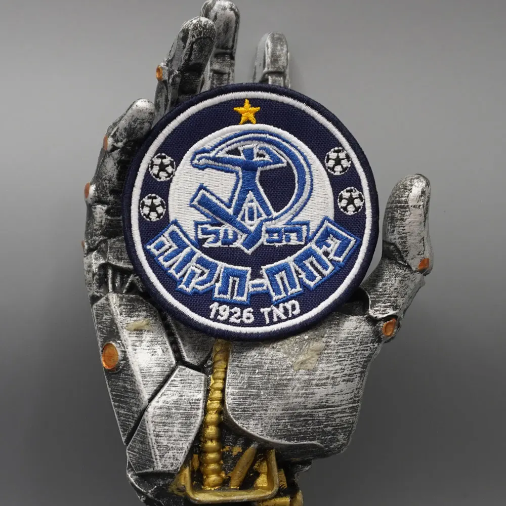 Football Club Embroidered Patch Tactical Badge, verwendet für Stofftaschen oder Hüte, mit Klettverschluss oder zum Aufbügeln, personalisiert. – Detail 1