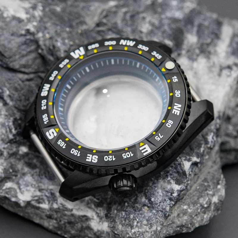 SNR025 Men's Watch Case PROSPEX Fit NH34 NH35 NH36 4R 6R Japan Automatic Movement 316L Stainless Steel  Sapphire Glass
