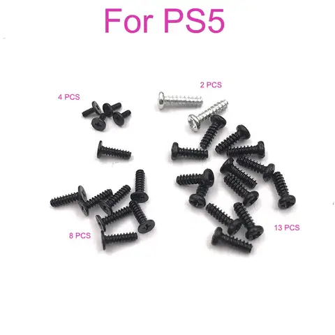 1Set Handle Full Set Screw For Sony PS5 PlayStation Dualshock 5 DS5 Controller Replacement Screws Kit