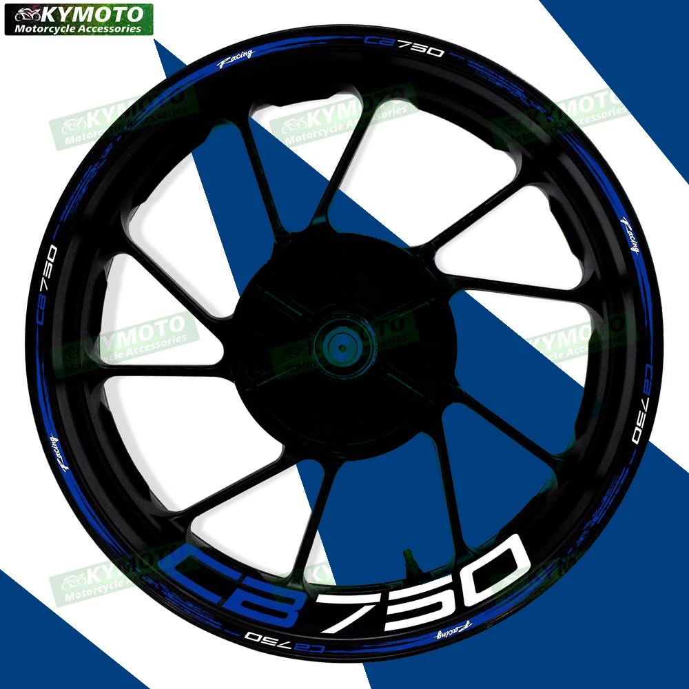 

Для Honda CB750 CB 750 аксессуары для мотоциклов 17-дюймовые наклейки на передние и задние колеса обтекатель светоотражающая наклейка украшение