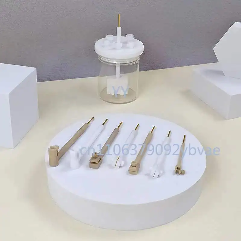 

PTFE Coated Multifunctional Electrode Holder Platinum Plate Counter Auxiliary Electrode Holder for Laboratory Use