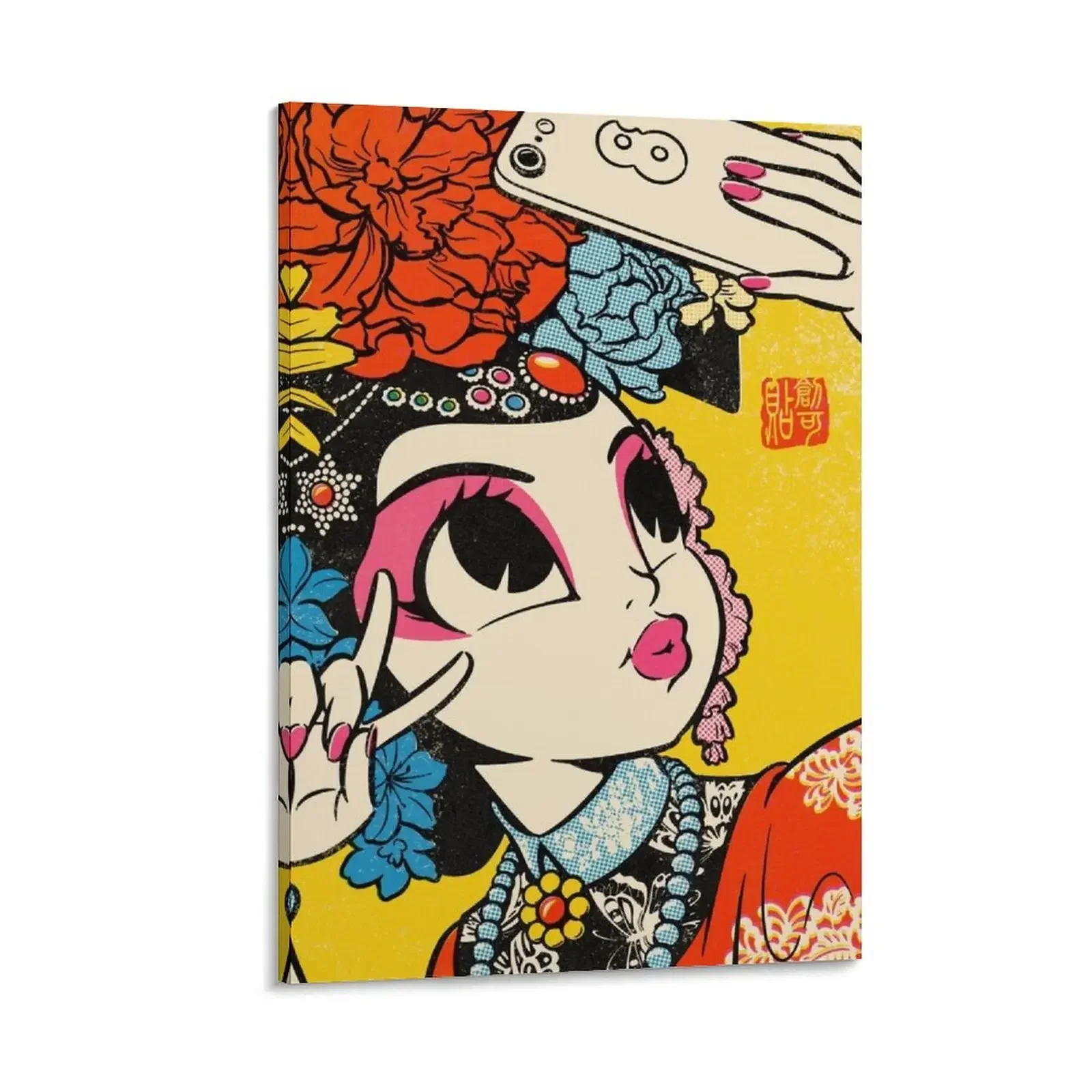 

Selfie Opera Canvas Painting Decoration decorative pictures for living room anime room decor