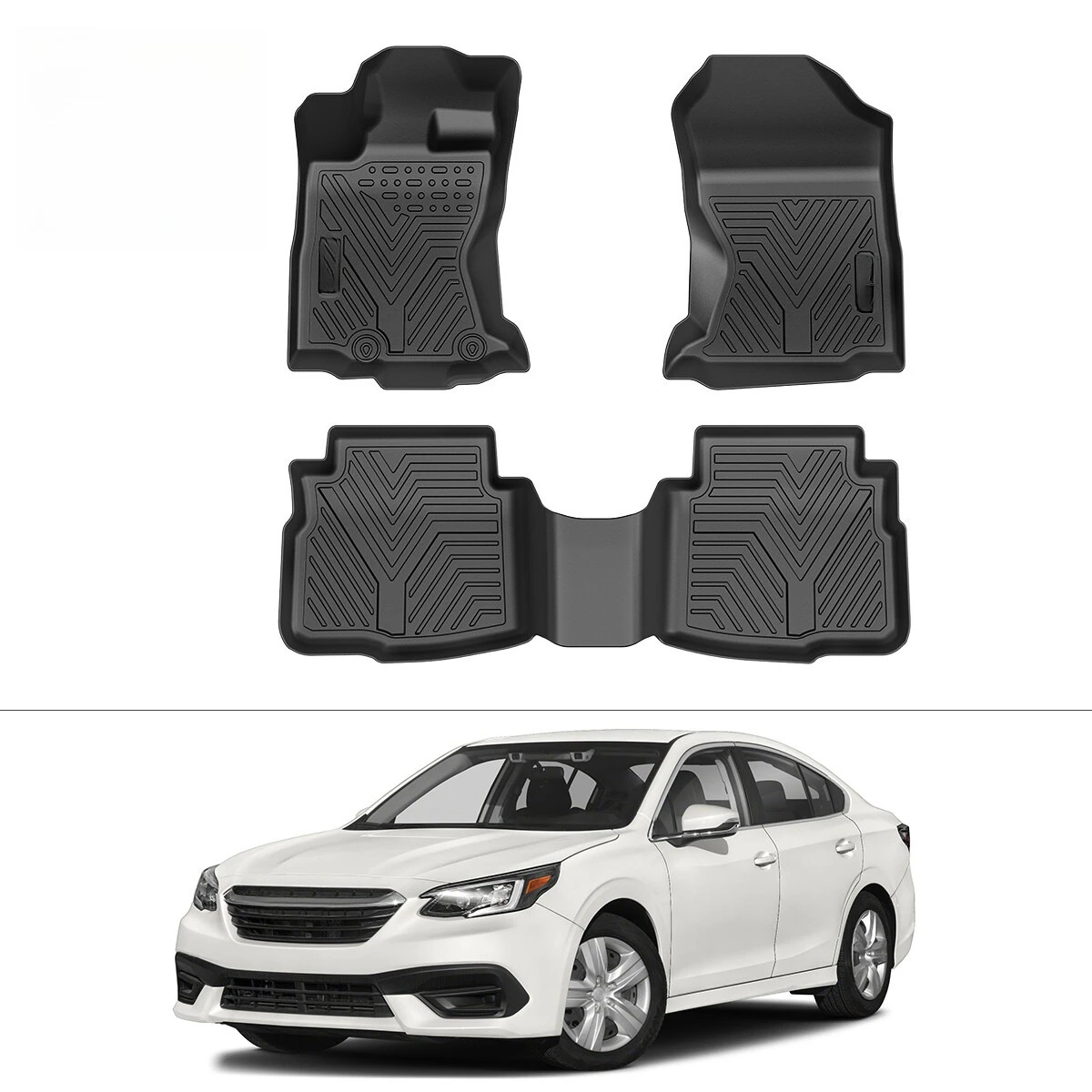 

Коврики для Subaru Legacy Outback 2020-2024 всепогодные формованные 3D-вкладыши из ТПЭ