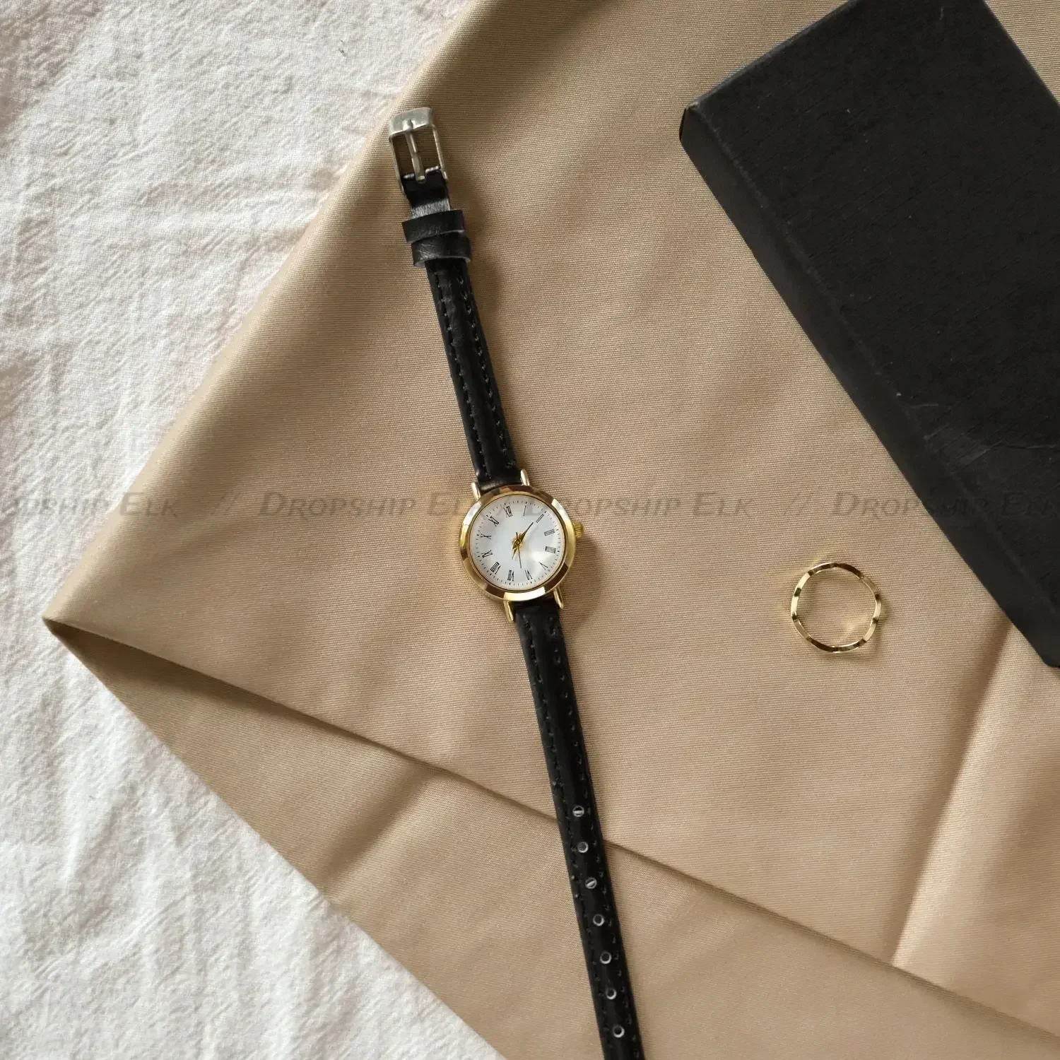 Relojes sencillos Para Mujer, relojes con correa redonda pequeña Para Mujer, relojes de pulsera de cuarzo, Reloj de regalo Para Mujer, Reloj Para Mujer