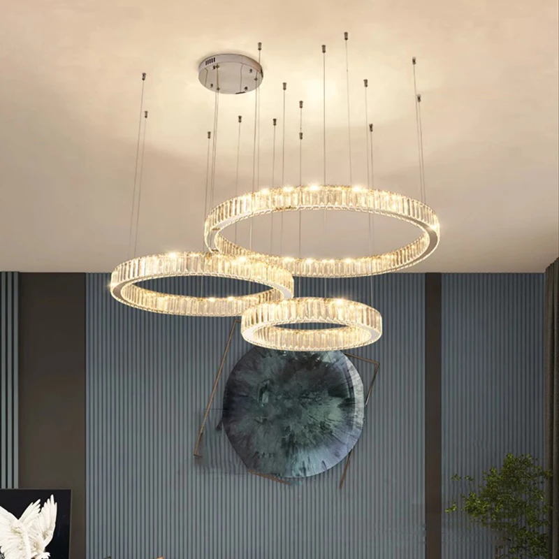 Modern crystal chandeliers indoor lighting Ceiling lamp hanging lights led chandeliers for the living room indoor lighting