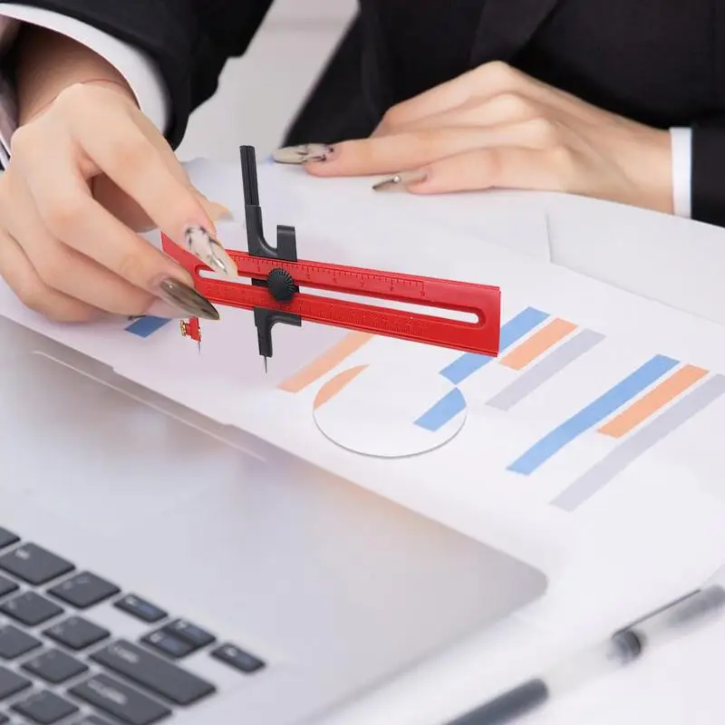 Compass Cutter For Cutting Circles Multi-Function Compass Paper Trimmer Precision Cutting Compass Cutting Tool For Model Making