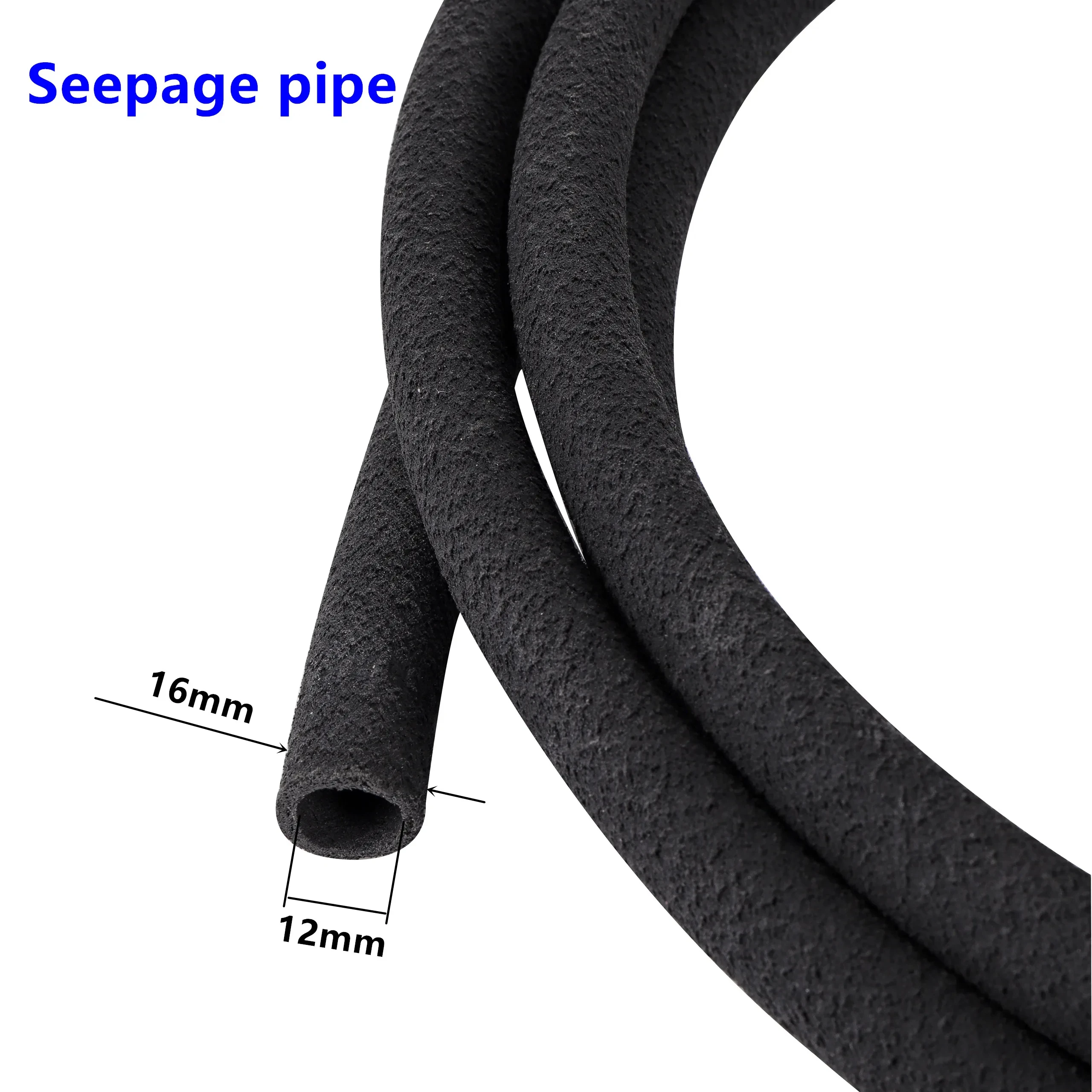 5/10/20m Seepage Hose Irrigation Leakage Hose 4/9mm 12/16mm Soaker Permeable Pipe Agriculture Garden Greenhouse Watering Hose