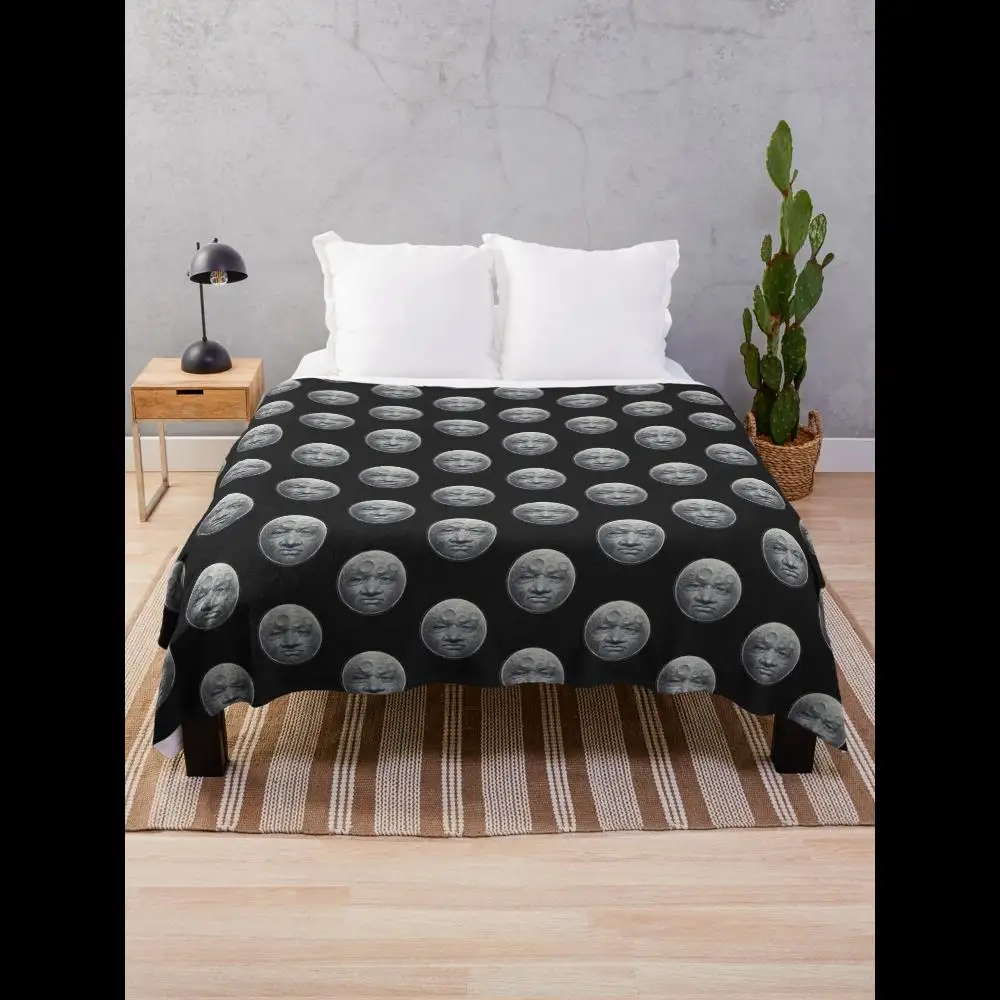 

The Moon Throw Blanket Soft Cozy Blanket for Bed Couch or Sofa Decor Perfect Gift for Winter and Cold Nights