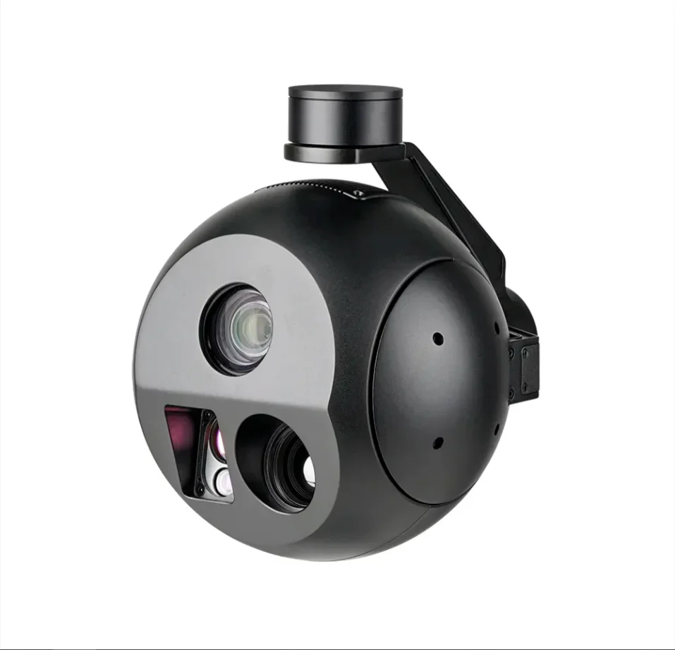 Q20KTIRM 4K 20X Zoom Óptico EO/IR 3km Laser Telêmetro Sensor Triplo Câmera Gimbal de Rastreamento de Objetos para Drone