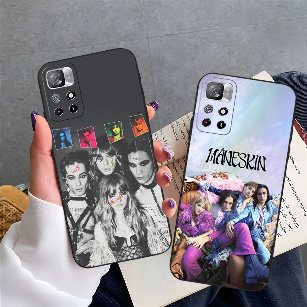 Funda de teléfono band M-maneskin para Xiaomi POCO M7 M6 M5 M4 F7 F6 F5 X7 X6 X5 C71 C75 C61 C65 Pro