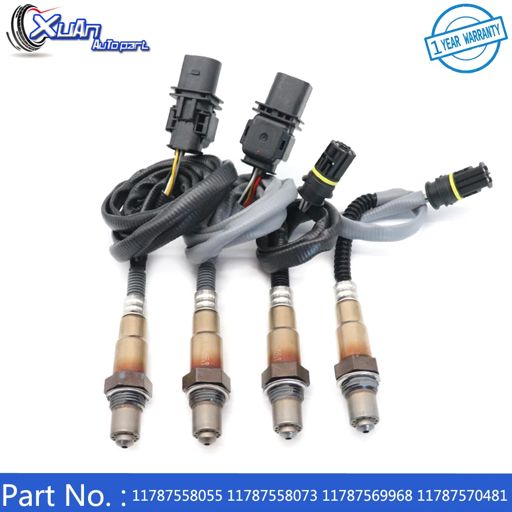 

XUAN Air Fuel Ratio Lambda O2 Oxygen Sensor 11787558055 11787558073 11787569968 11787570481 For BMW E82 E90 128i 328i 328i X3