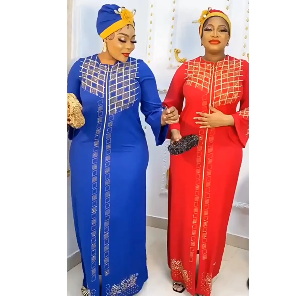 

MD African Clothes For Women Traditional Dresses Ankara Dashiki Plus Size Boubou Moroccan Turkish Kaftan Robe Africaine Femme