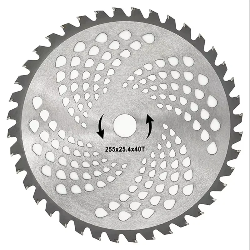 

MOPHE-круглое лезвие с 40 зубьями, 255 мм, острые лезвия для газонокосилки, 40 зубьев, отверстий для газонокосилки, триммер, резак по дереву, диск из сплава