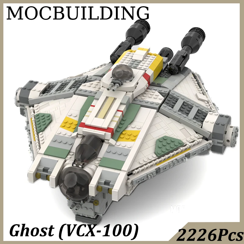 

Ghost VCX-100 Fighter Aircraft Model MOC Building Blocks Toys for Kids Birthday Gift