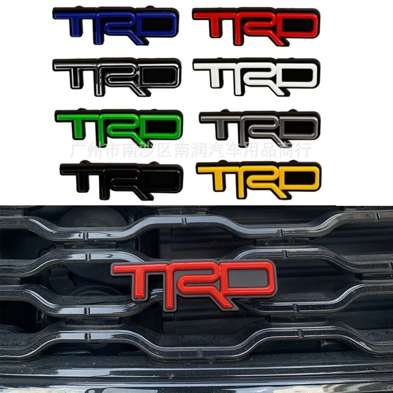 Toyota Tundra 4Runner TRD grille logo new 3D letter badge TRD logo front grille color decoration logo Superb modification