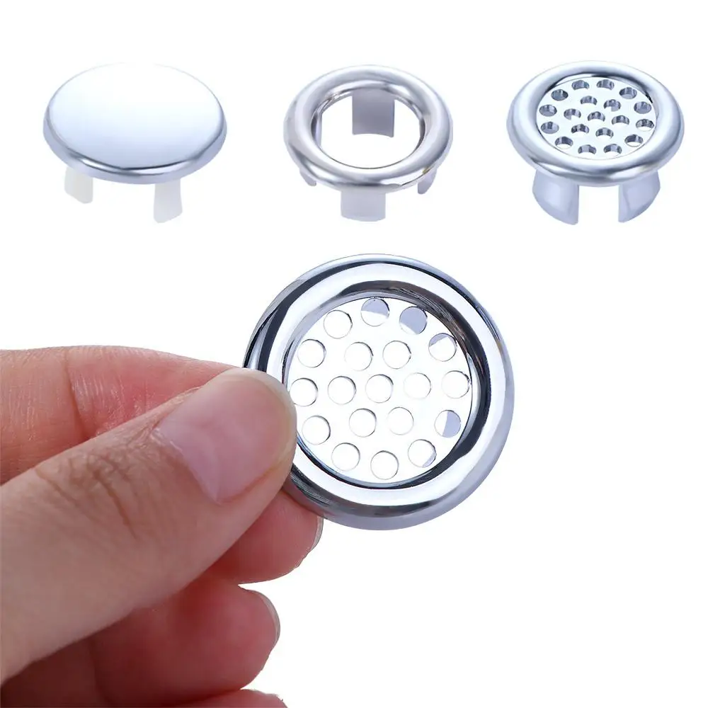

Home Bathroom Ceramic Basin Washing Basin Kitchen Accessories Hollow Overflow Cover Sink Round Ring Sink Basin Cap Spare Cover