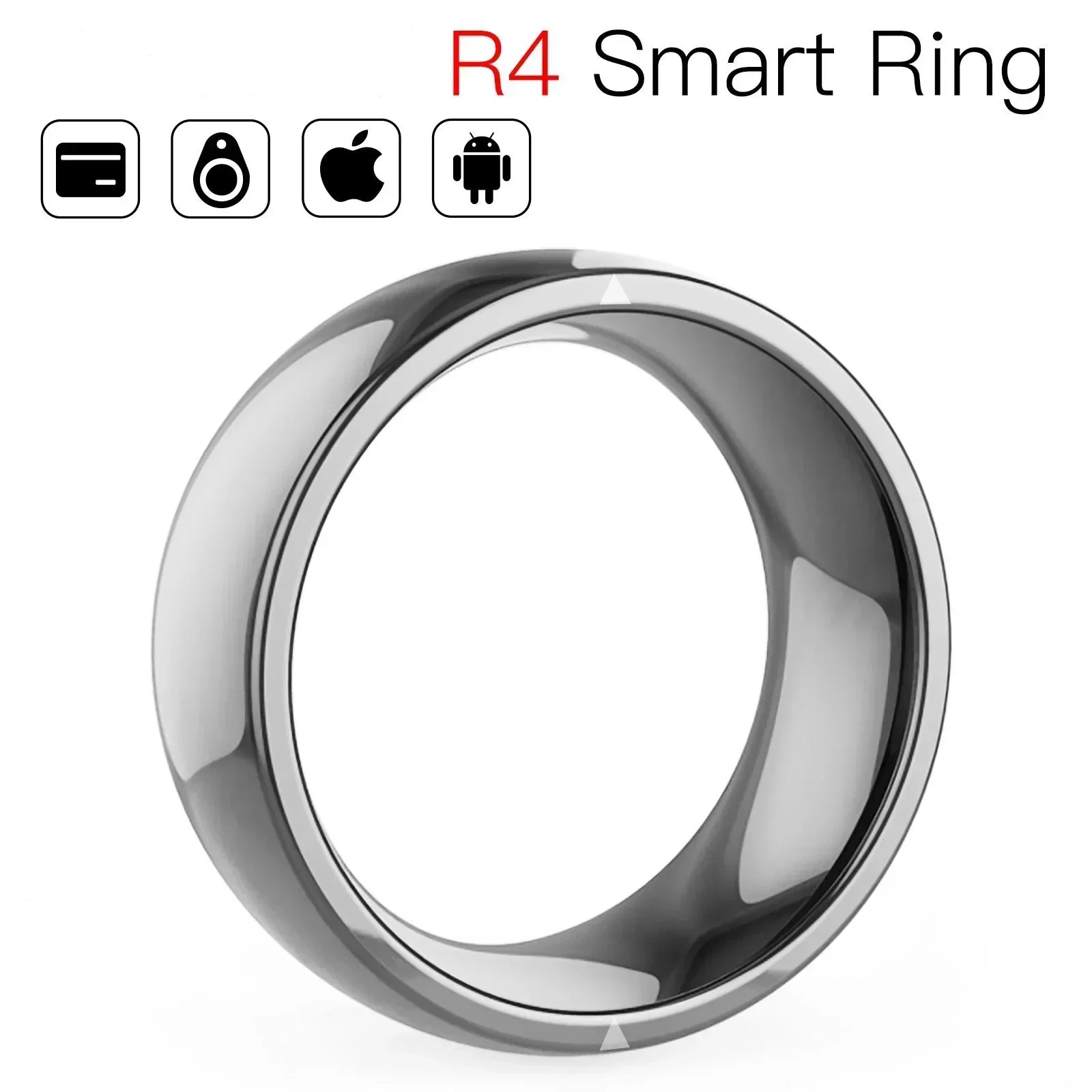 New Jakcom R4 Smart Ring Stainless Steel Waterproof Dustproof Wearable Device Magic Finger NFC Wear For IOS Android Mobile Phone