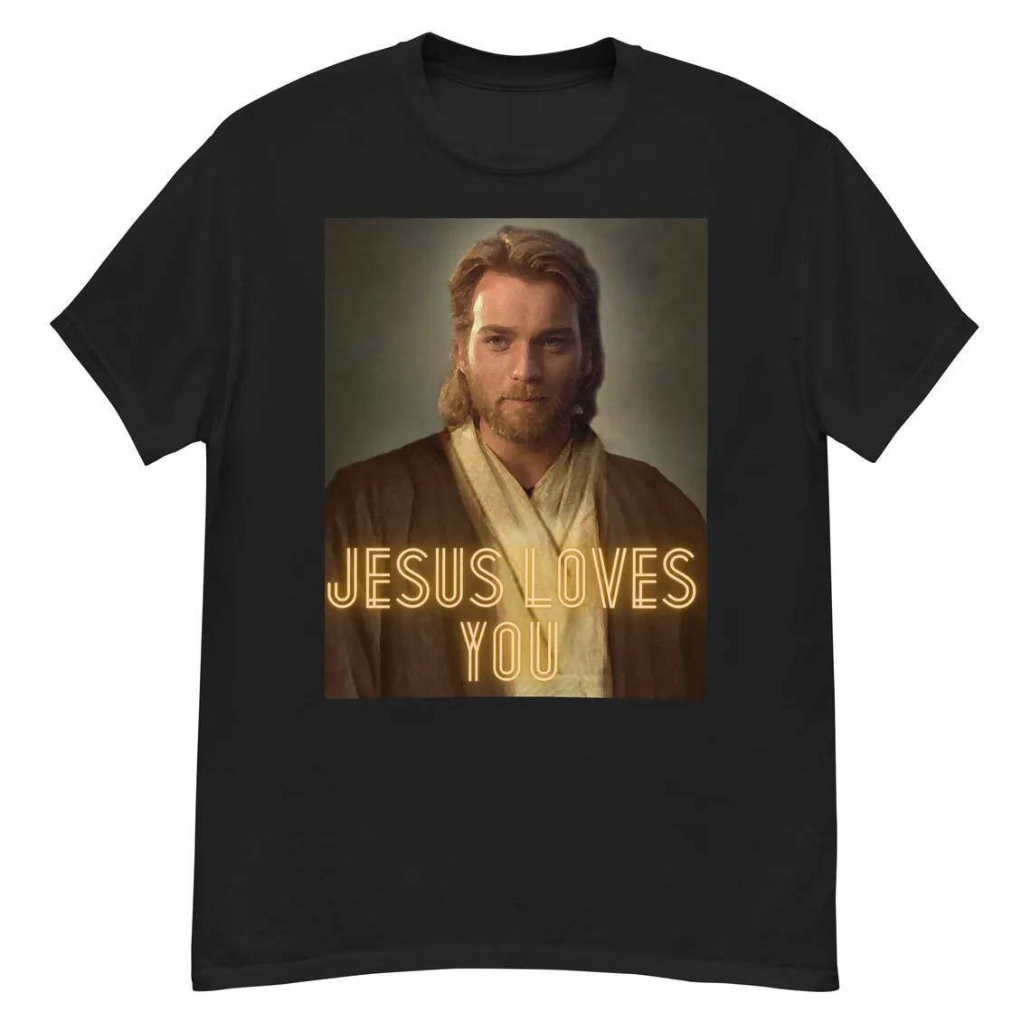 Jesus Loves You-Obi-Wan Kenobi Meme T-Shirt