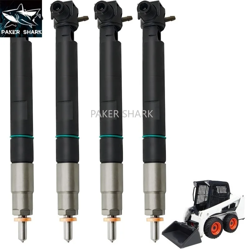 

4PCS 28337917 7275454 400903-00074D For Bobcat Doosan D24 D18 E32 E35 E42 E45 E50 E55 E85 S450 S510 Fuel Injectors