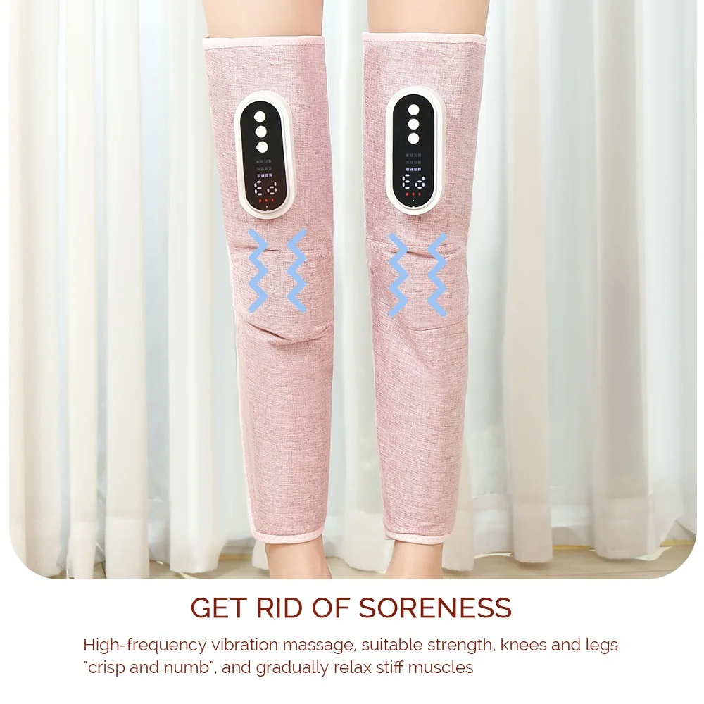 Foreverlily الكهربائية الساق والركبة مدلك لاسلكي الفخذ العجل مُدلك بالاهتزاز ضغط الهواء الساق الاسترخاء العجن مدلك #5