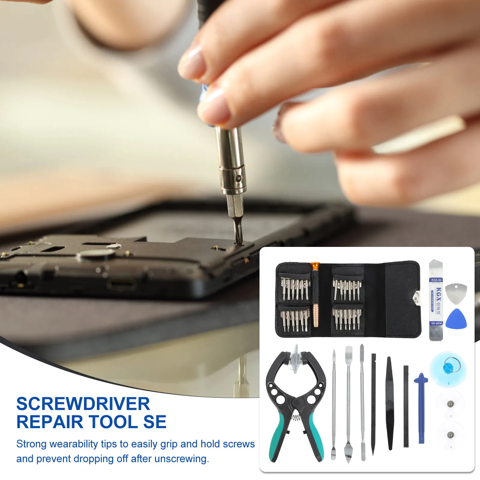 

Набор прецизионных отверток для ремонта телефонов, камер, планшетов, часов, пинцеты для разборки, 1 комплект