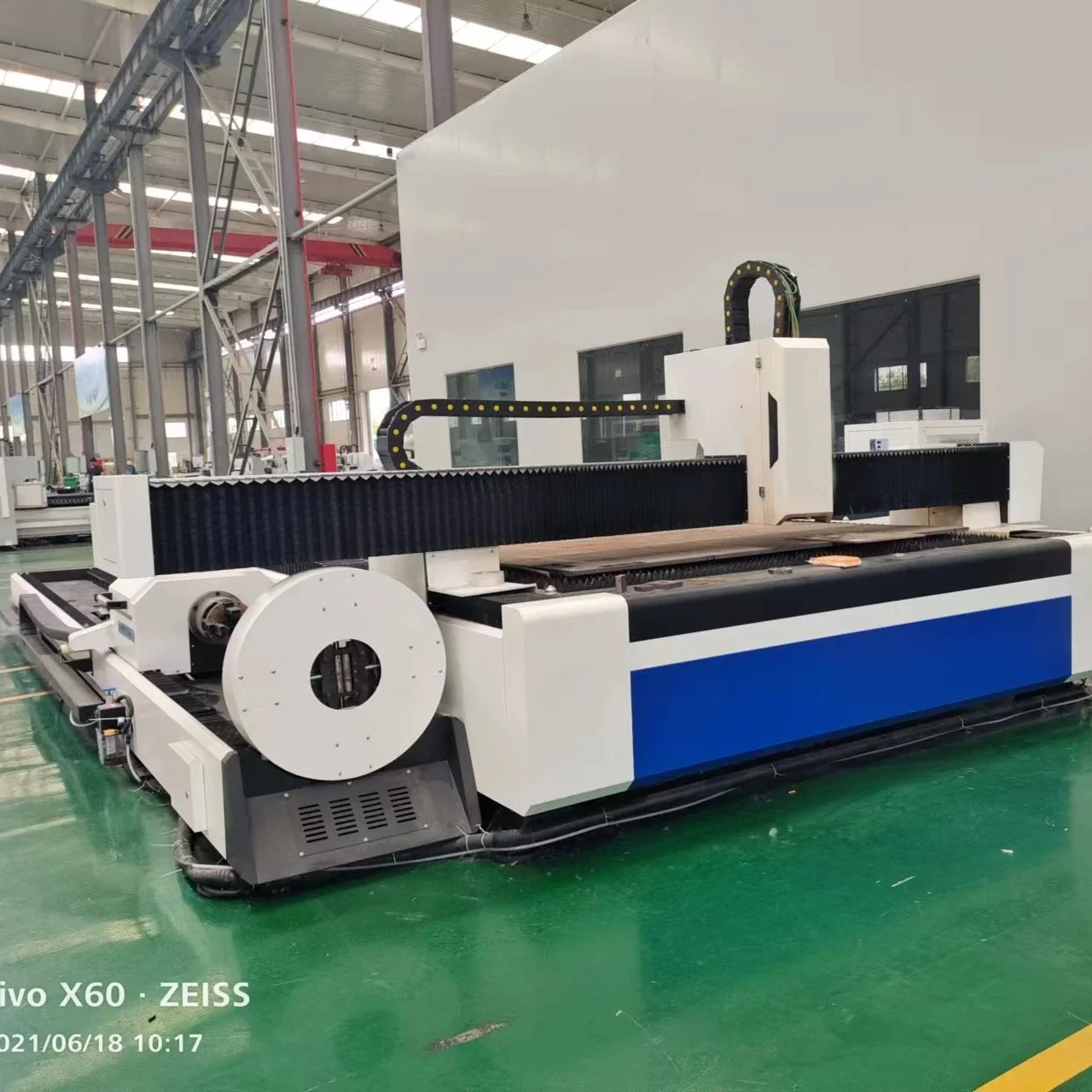 square Round Metal Tube 10-220mm Dia 6m and  Steel Plate 3000*1500mm Fiber Cutting Machine Raycus IPG MAX JPT GW RAYTOOLS