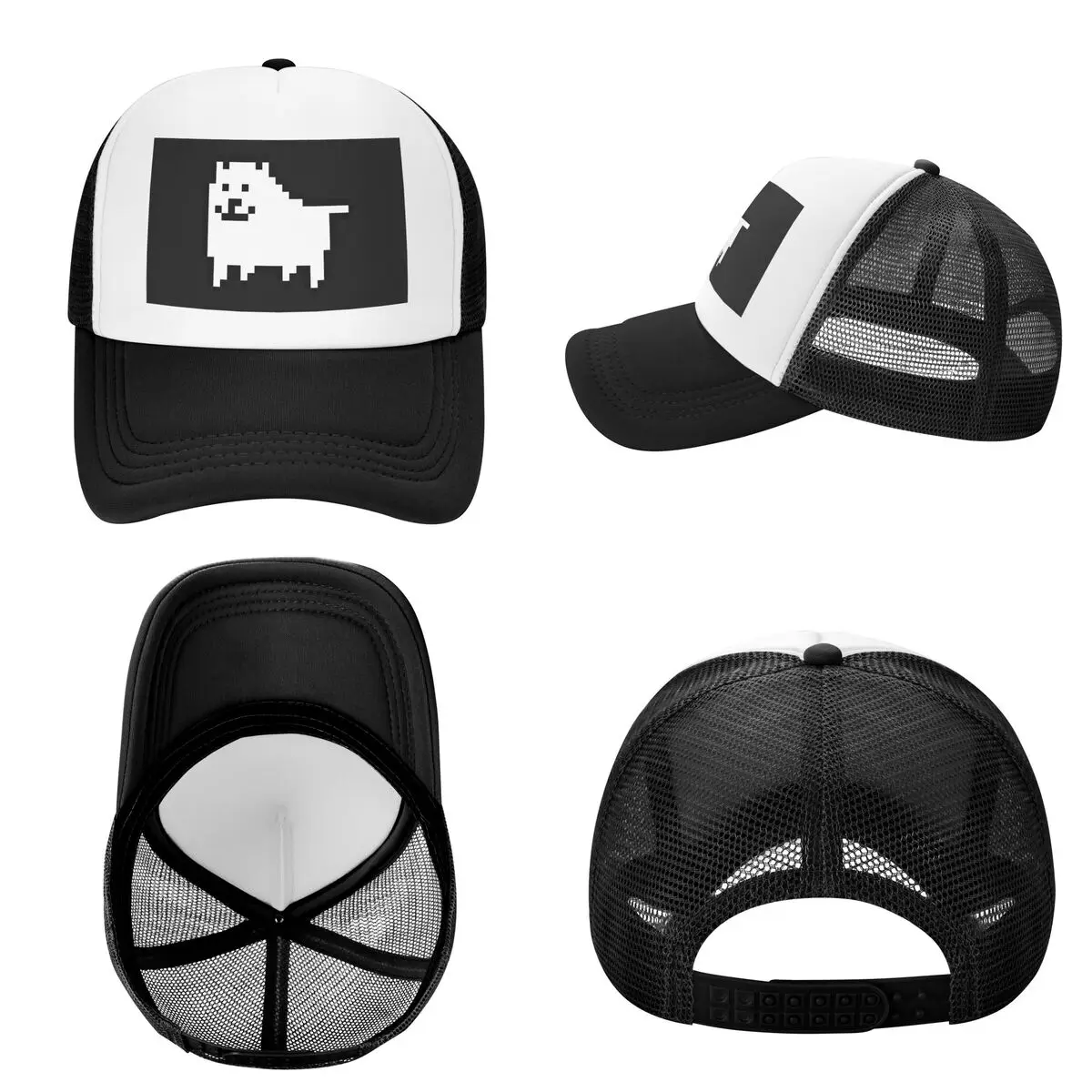 Annoying Dog In Space Undertale Toby Video Game Rpg Cap Casual Mesh Baseball Caps Adjustable Hat Hip Hop Summer