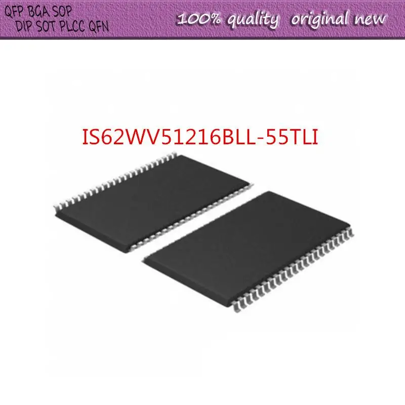 NEW    5PCS/LOT   IS62WV51216BLL-55TLI IS62WV51216BLL-55 IS62WV51216BLL IS62WV51216 62WV51216  TSSOP-44