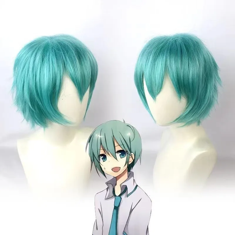 Cosplay Love War Hatsune Men's Version Vocaloid Blue Color Mix Cos Wig Mikuo Touken Ranbu Phase I Vibration