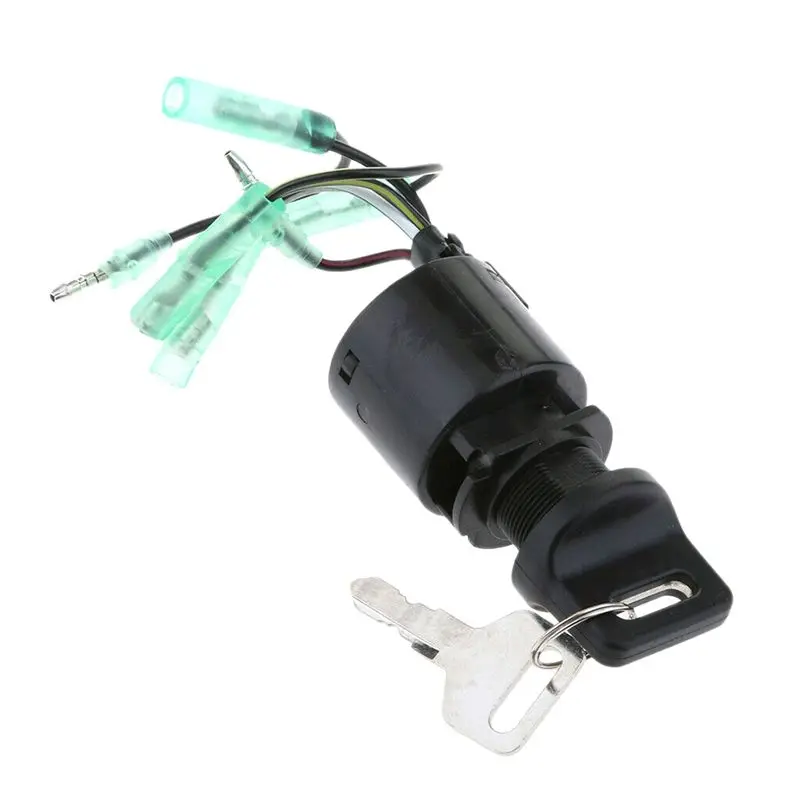 Ignition Switch Assembly With Key Replacement 35100-ZV5-013 Fit For Honda Outboard-ABQF