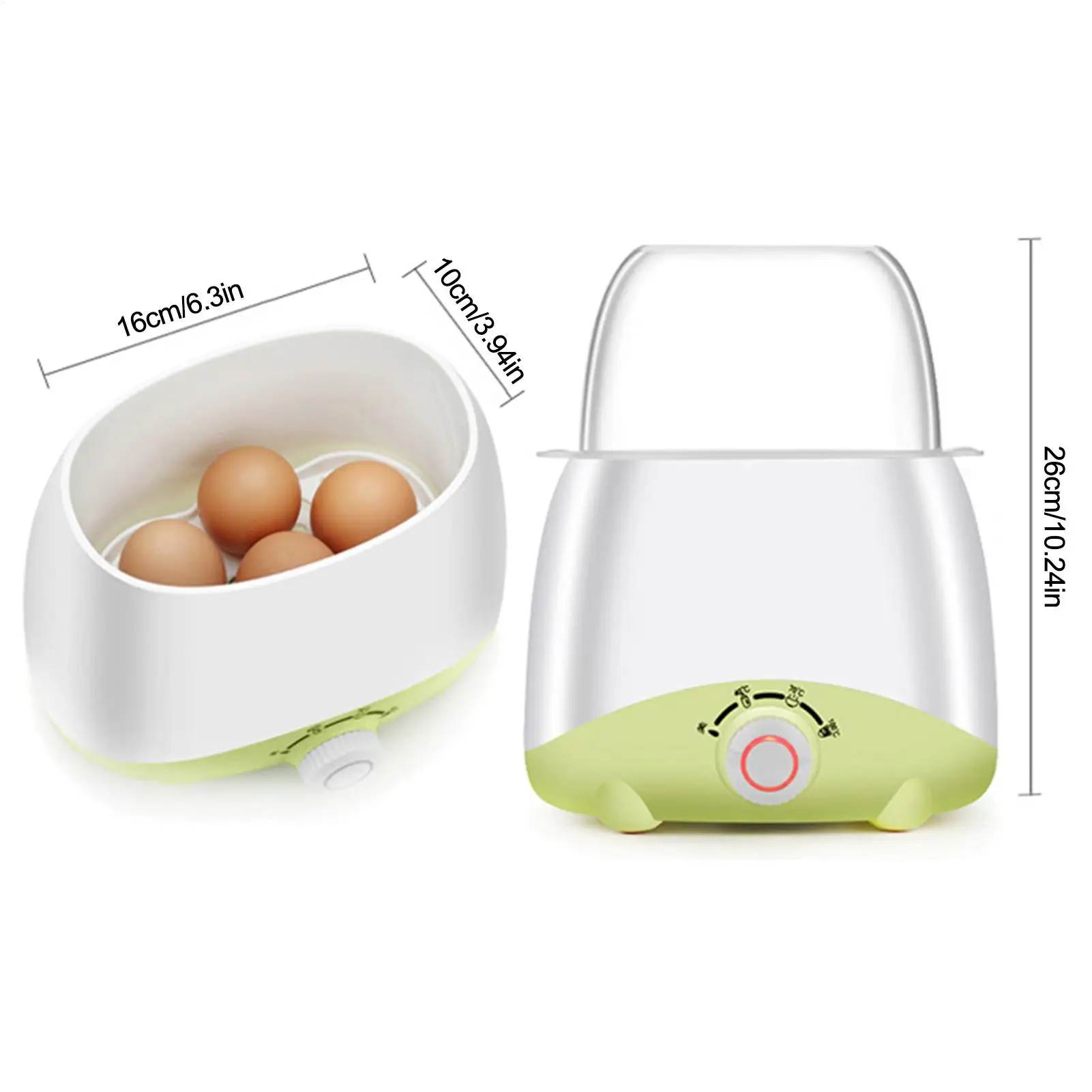 Sterilizzatore multifunzione per scaldabiberon Scaldalatte a riscaldamento rapido con controllo accurato della temperatura Latte materno o formula