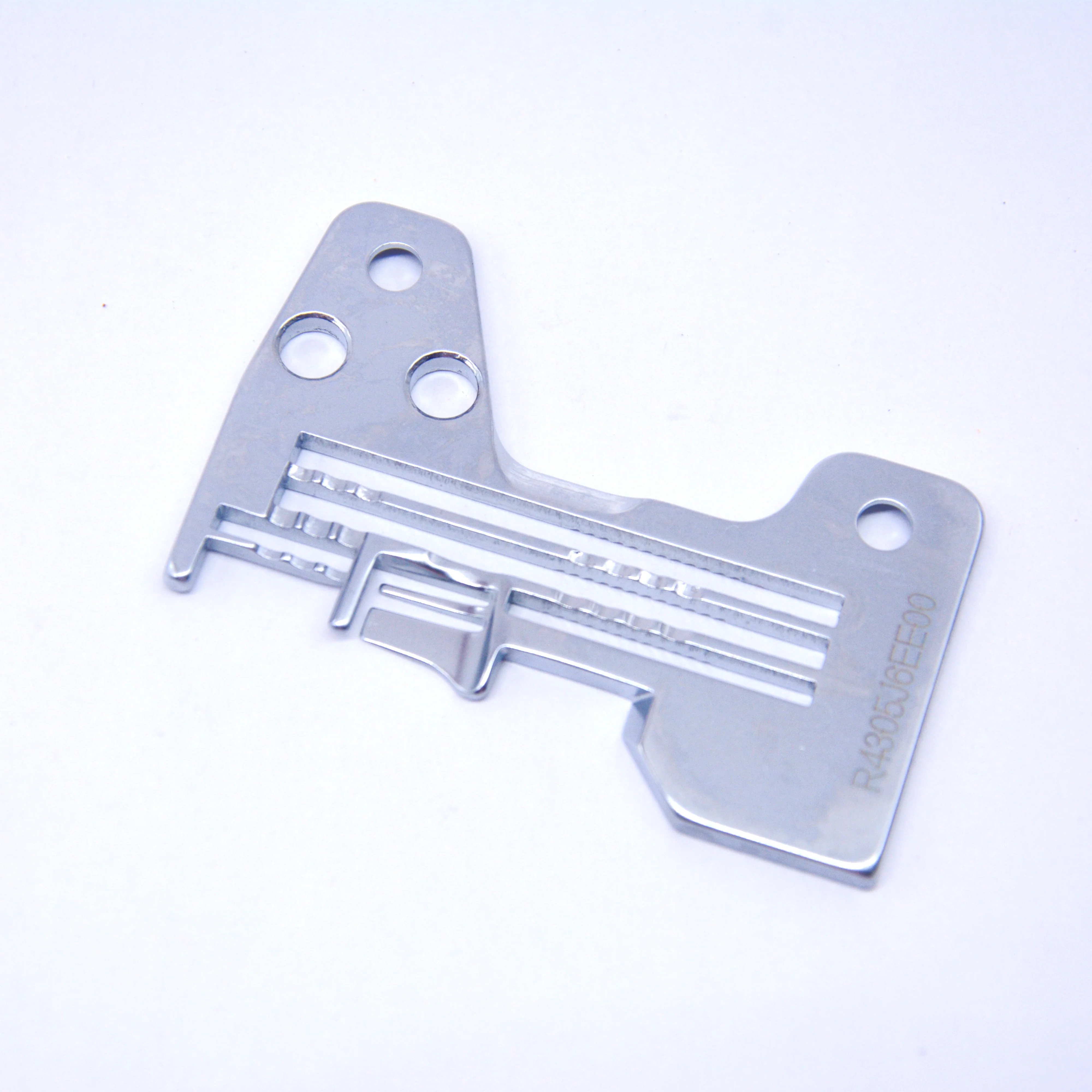 Needle Plate Throat Plate For Juki MO-6714 MO-6914 4-Thread Industrial Overlock Machine USING Part # : R4305-J6E-E00 R4350J6EE00