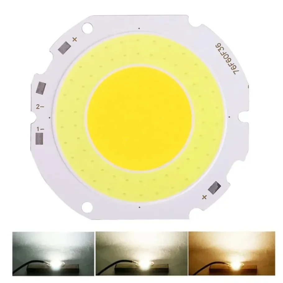 50W High Power LED COB Chip Light Source 7660 DC30V-150V Down Light Bulb Lamp Cold White 5000LM For DIY LED Flood Light Bulbs